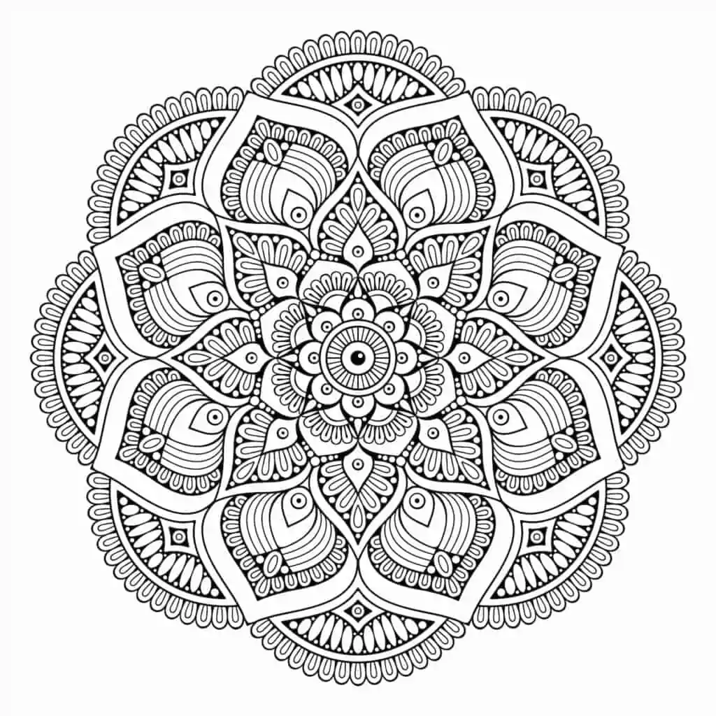 Mandala Boyama ve Örnekleri