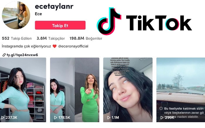 ece ronay tiktok videoları +18
