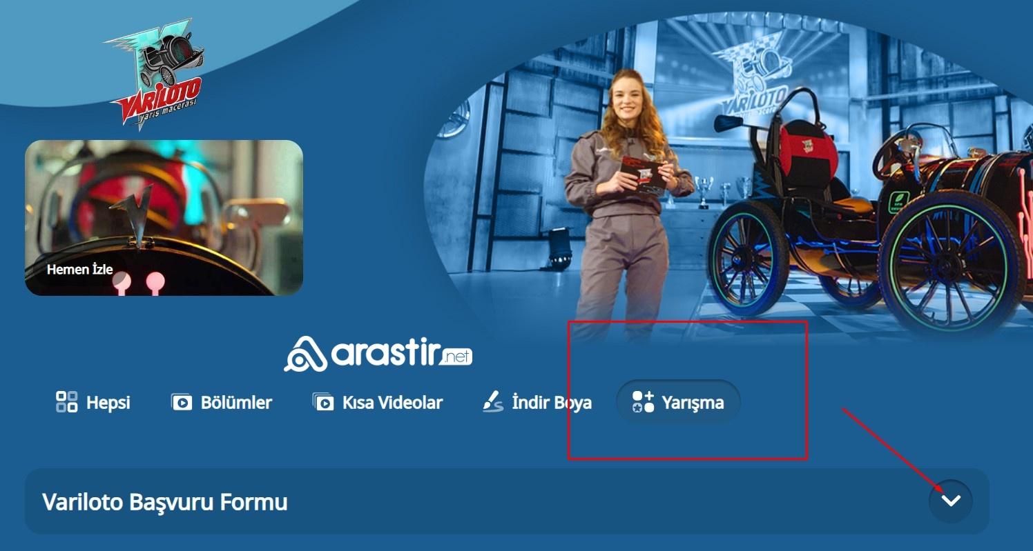 TRT Çocuk Variloto Başvuru Formu Doldurma