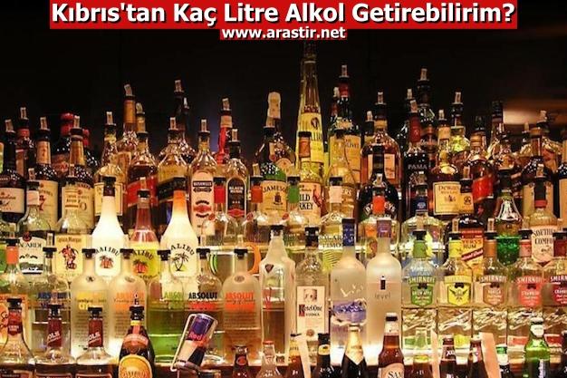 Kıbrıs'tan Kaç Litre Alkol Getirebilirim?