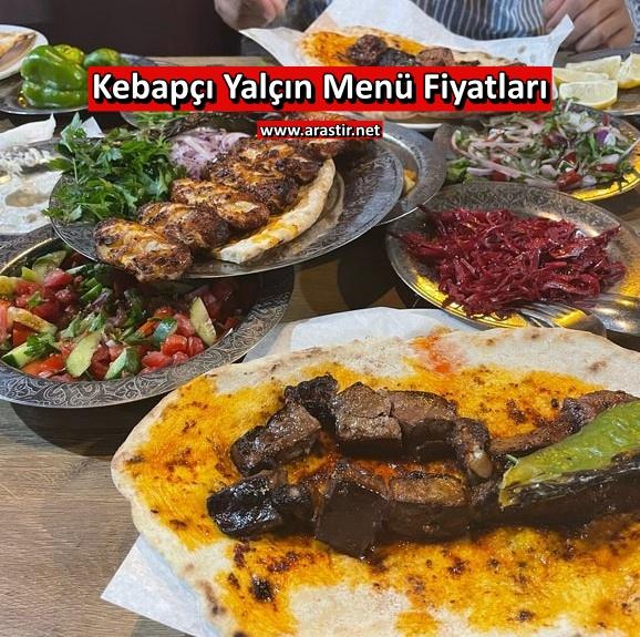 Kebapçı Yalçın Menü Fiyatları