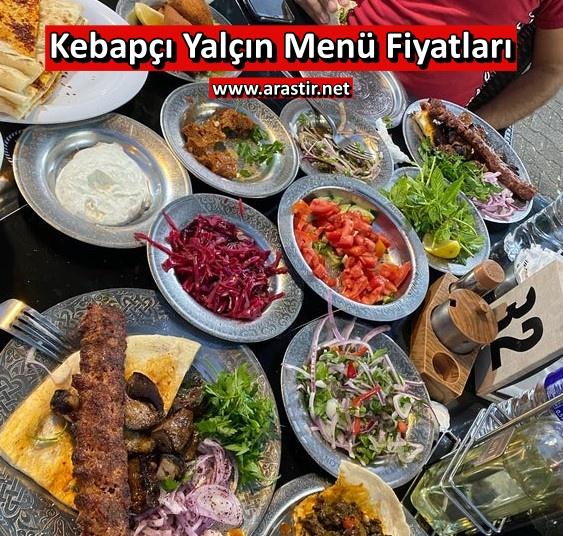 Kebapçı Yalçın Menü Fiyatları