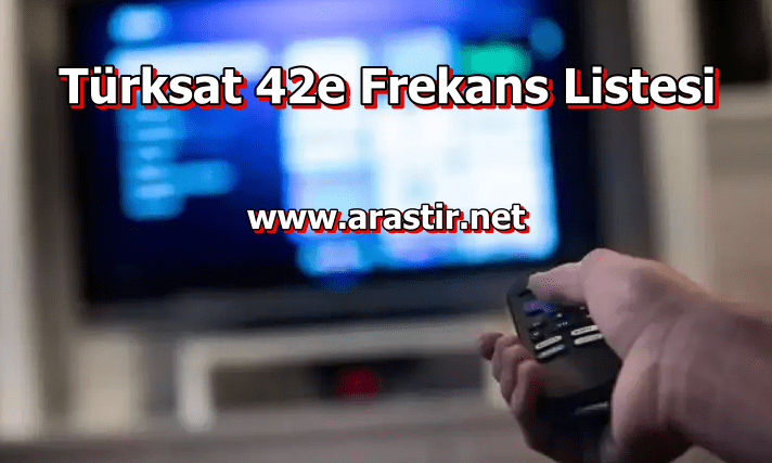 Türksat 42e Frekans Listesi