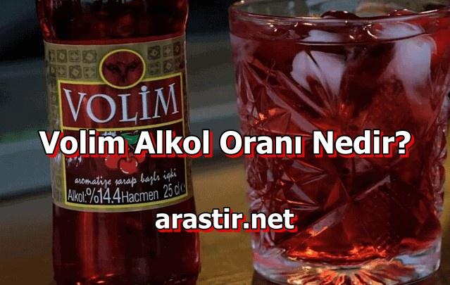 Volim Alkol Oranı Nedir?