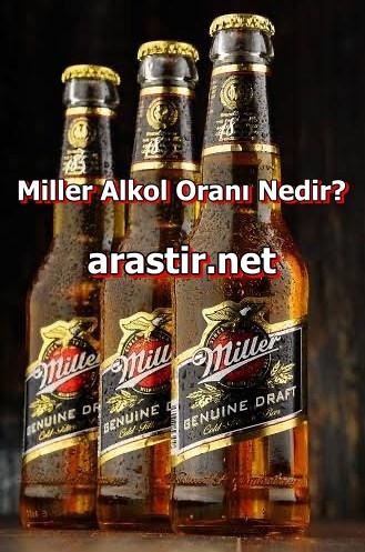 Miller Alkol Portakal Nedir? Miller İçerisinde Alkol Olarak Ne Vardır?