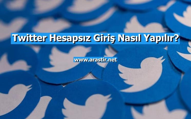 Twitter Hesabız Giriş Nasıl Yapılır?