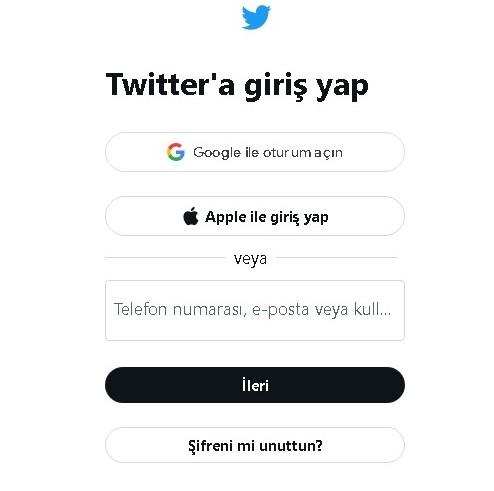 Twitter Hesabız Giriş Nasıl Yapılır?