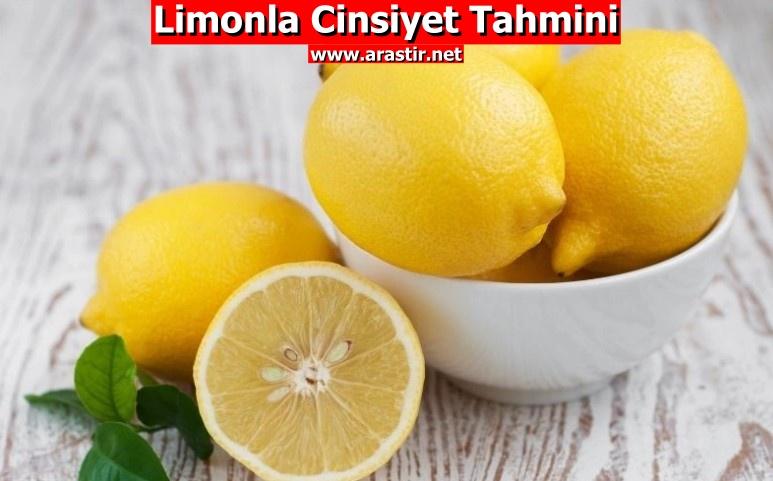 Limonla Cinsiyet Tahmini Nasıl Yapılır? Kız mı, Erkek mi Olacak?