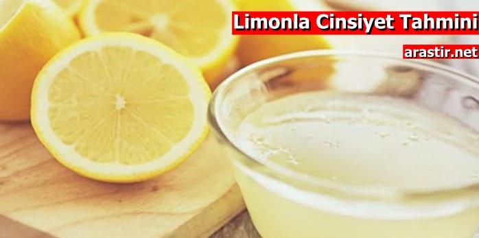 Limonla Cinsiyet Tahmini Nasıl Yapılır? Kız mı, Erkek mi Olacak?