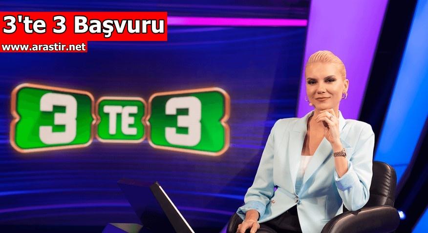 3'te 3 Başvuru Formu (Futbol, ​​​​Tarih, Bilgi)