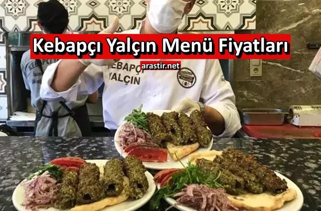 Kebapçı Yalçın Menü Fiyatları