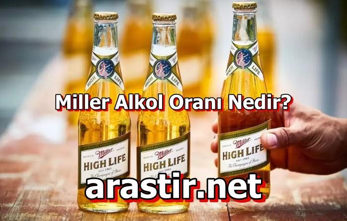 Miller Alkol Portakal Nedir? Miller İçerisinde Alkol Olarak Ne Vardır?