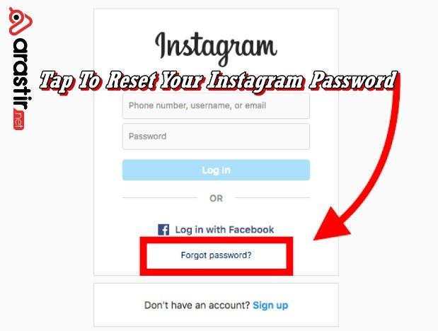 Instagram Şifrenizi Sıfırlamak İçin Dokunun Ne Demek? 