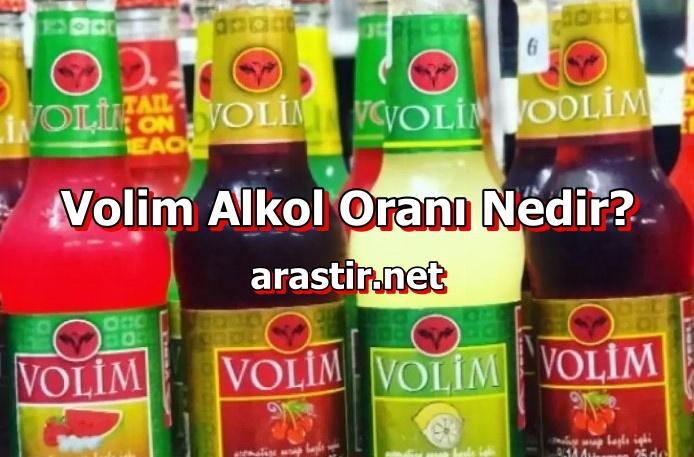 Volim Alkol Oranı Nedir?